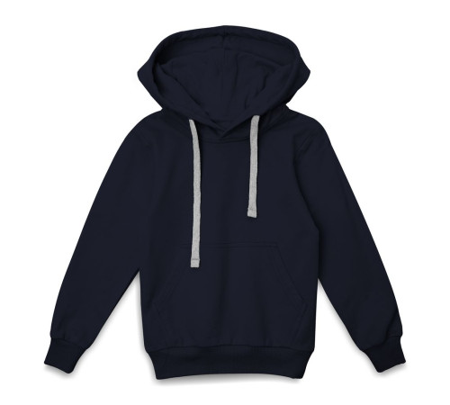 Толстовка с капюшоном детская Kirenga Kids, темно-синяя
