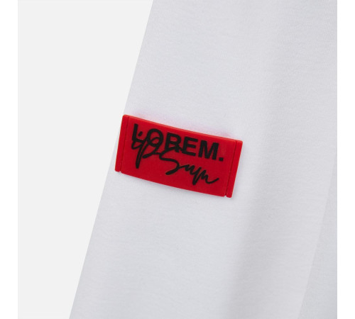 Лейбл из ПВХ Dzeta, S, красный