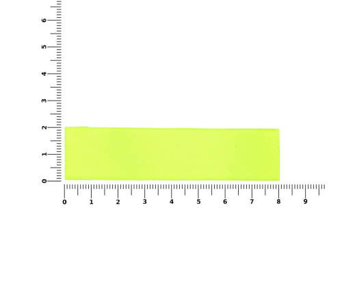 Лейбл тканевый Epsilon, S, желтый неон