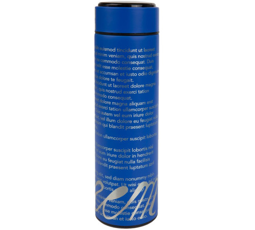 Смарт-бутылка с заменяемой батарейкой Long Therm, синяя