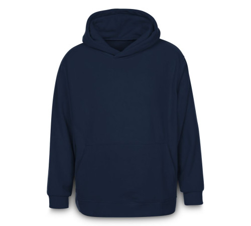 Худи флисовое унисекс Manakin, темно-синее