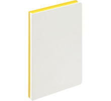 Ежедневник Duplex, недатированный, белый с желтым
