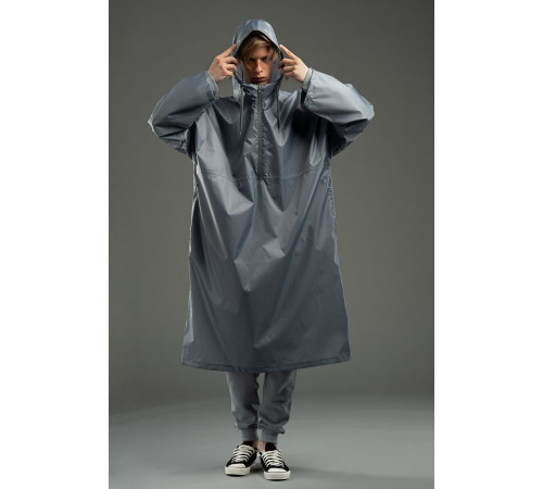 Дождевик-анорак R1, серый