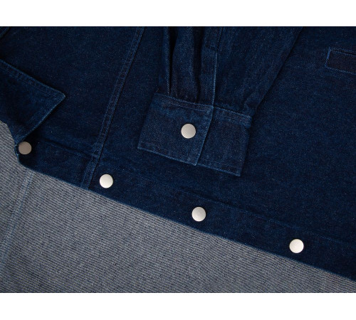 Куртка джинсовая O1, темно-синяя