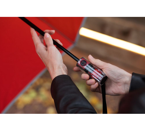 Зонт наоборот складной Futurum, красный