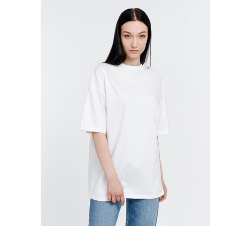 Футболка оверсайз унисекс Big Haul, молочно-белая