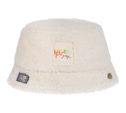 Панама Oblako, утепленная, молочно-белая