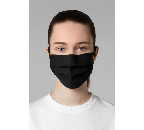 Маска гигиеническая Respire, двухслойная, немедицинская, черная