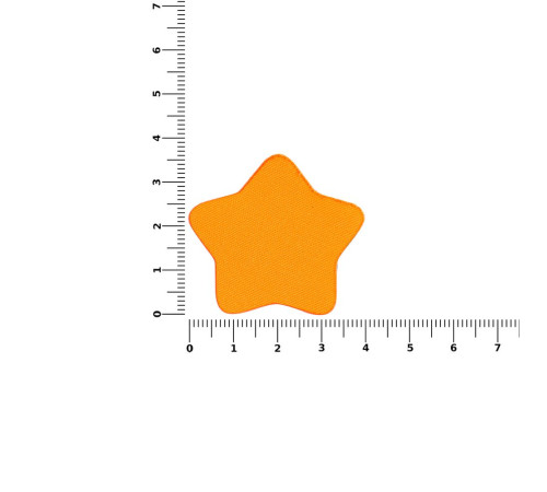 Наклейка тканевая Lunga Bial, M, оранжевый неон