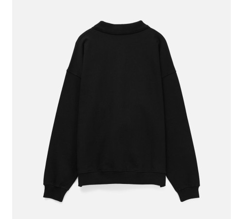 Свитшот оверсайз унисекс S6, черный
