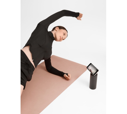 Термобутылка Magnus с магнитным держателем для телефона, черная