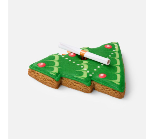 Новогоднее печенье с предсказанием «Елка»