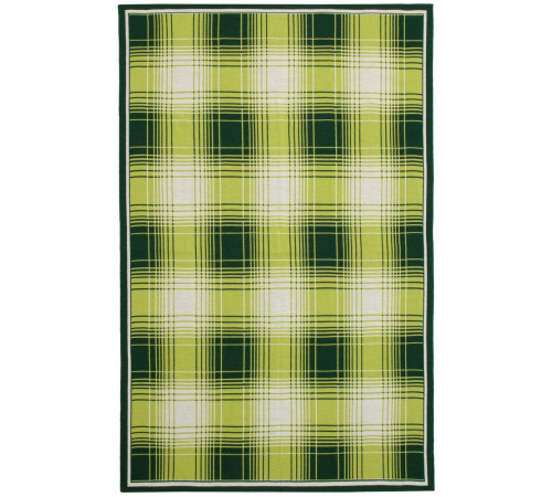 Плед Duotone, зеленый с белым