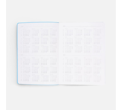 Ежедневник Flexpen Shall, недатированный, голубой