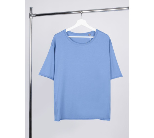 Футболка оверсайз унисекс Vozduh, синяя