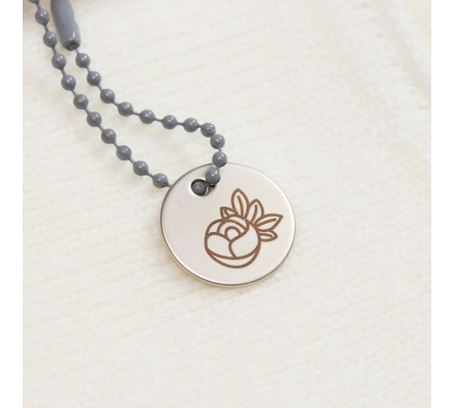 Шильдик металлический Alfa Sirkel, серебристый