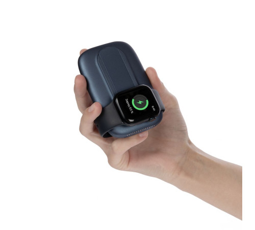 Универсальный магнитный аккумулятор Feel Motion, 5000 мАч, темно-синий