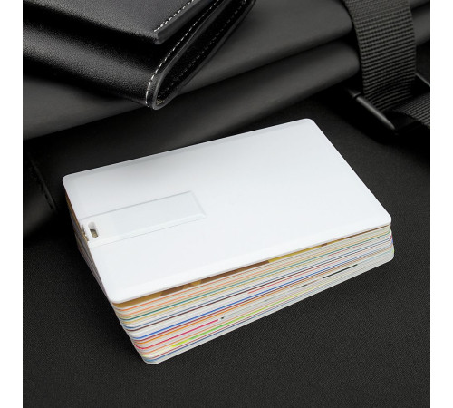 Флешка Card, 8 Гб, белая