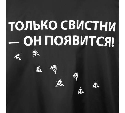 Дождевик «Только свистни», черный