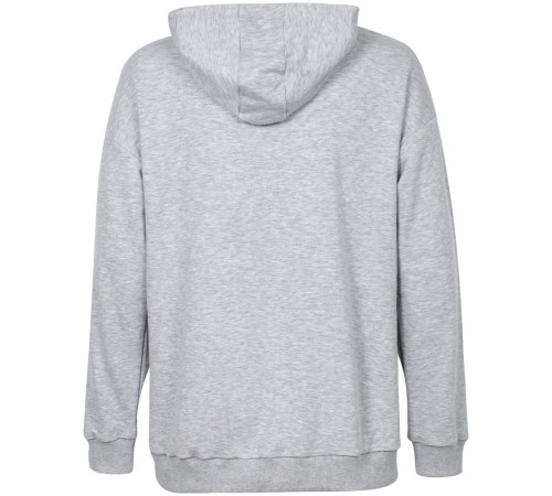 Худи оверсайз «Чистая соль», серый меланж