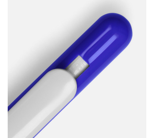 Ручка шариковая Swiper, синяя с белым