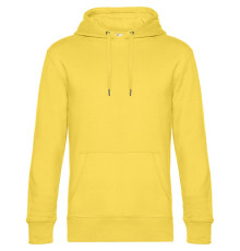 Толстовка с капюшоном унисекс King, желтая