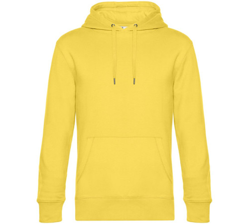 Толстовка с капюшоном унисекс King, желтая