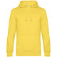 Толстовка с капюшоном унисекс King, желтая