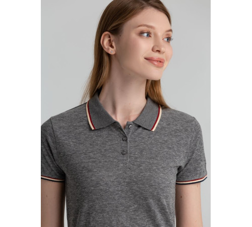 Рубашка поло женская Paname Women, черный меланж