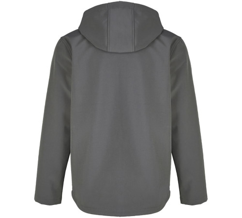 Куртка софтшелл с капюшоном мужская Race Men, темно-серая