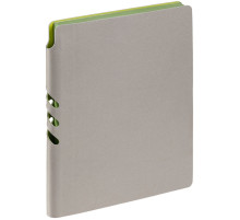 Ежедневник Flexpen, недатированный, серебристо-зеленый