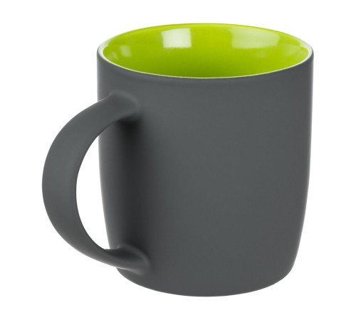 Кружка Surprise Touch с покрытием софт-тач, зеленое яблоко