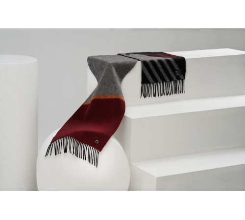 Шарф Charming, коричневый с оранжевым