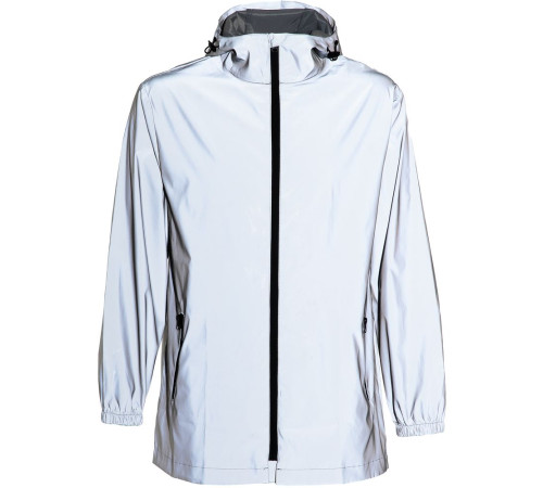 Парка Manifest из светоотражающей ткани, серая