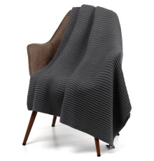 Плед Quill, темно-серый