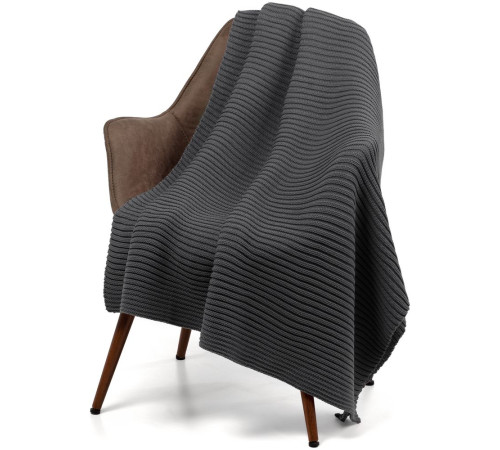 Плед Quill, темно-серый