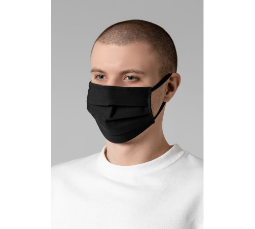 Маска гигиеническая Respire, двухслойная, немедицинская, черная