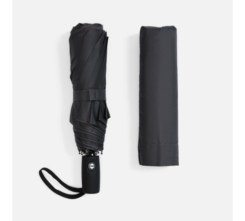 Складной зонт Dome Double с двойным куполом, серый