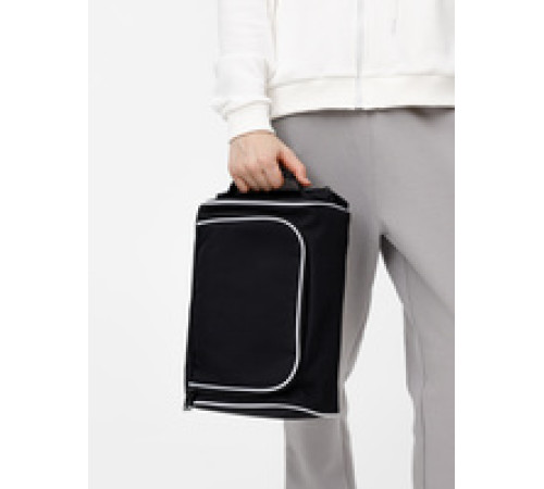 Сумка для обуви Equipex, черная с белым