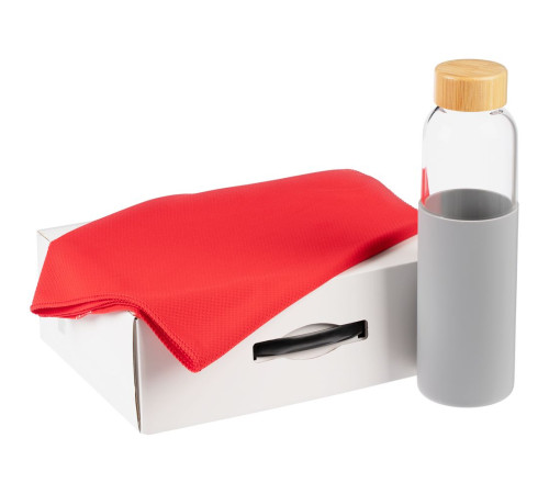 Коробка Matter Light, белая, с черной ручкой