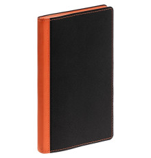 Ежедневник Nice Twice, недатированный, черный с оранжевым
