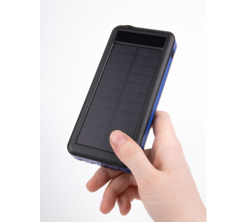 Аккумулятор с беспроводной зарядкой Holiday Maker Wireless, 10000 мАч, синий