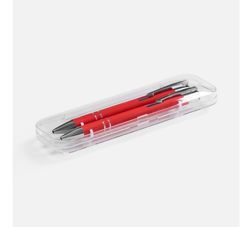 Набор из 2 ручек Keskus Soft Touch, красный