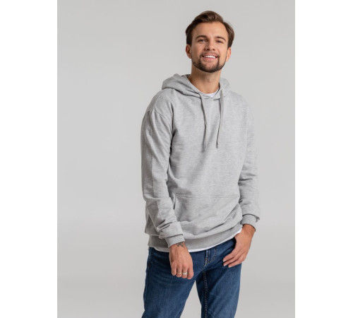 Толстовка с капюшоном Unit Kirenga, серый меланж