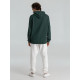 Толстовка с капюшоном унисекс Hoodie, темно-зеленый меланж