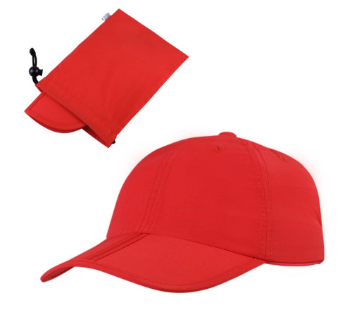 Бейсболка складная Ben Lomond, красная