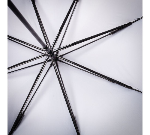 Зонт-трость Wind, серебристый