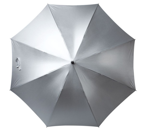 Зонт-трость Wind, серебристый