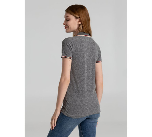 Рубашка поло женская Paname Women, черный меланж