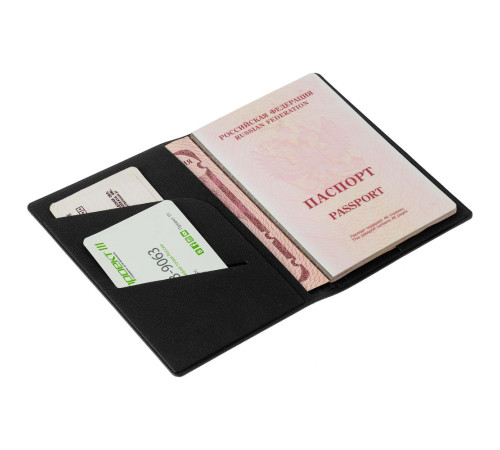 Обложка для паспорта Devon, черная